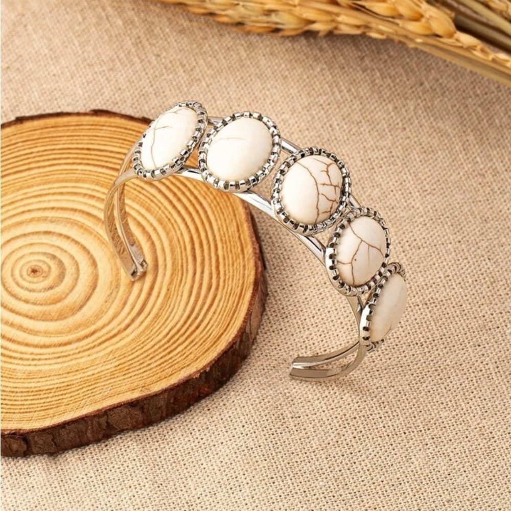 Marble Silver Bracelet
